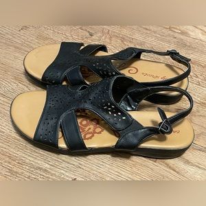 Easy street sandals‎ size 10 black